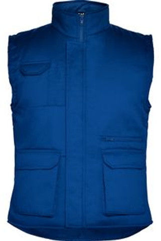 Roly CQ5067 - ALMANZOR Gilet de travail multi-poches à col montant