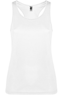 Roly PD0349 - SHURA Sportieve T-shirt met afgebiesde ronde kraag en achterarmnaden