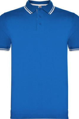 Roly PO6629 - MONTREAL Short-sleeve polo shirt with matching 3-button placket in collar