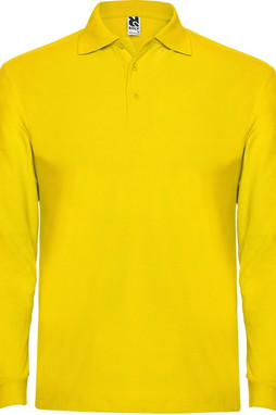 Roly PO6635 - Classic Comfort Long-Sleeve Polo with Ribbed Details