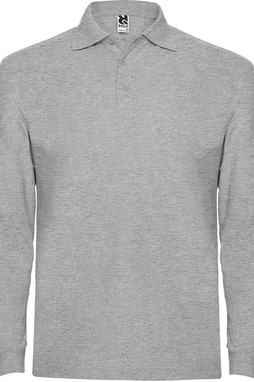 Roly PO6635 - Classic Comfort Long-Sleeve Polo with Ribbed Details