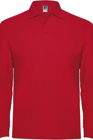 Roly PO6635 - Classic Comfort Long-Sleeve Polo with Ribbed Details