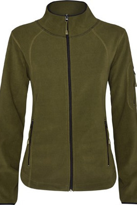 Roly SM1196 - LUCIANE WOMAN Micro fleece jacket for outdoor sports with high neck and long sleeves