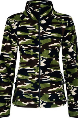 Roly SM1196 - LUCIANE WOMAN Micro fleece jacket for outdoor sports with high neck and long sleeves