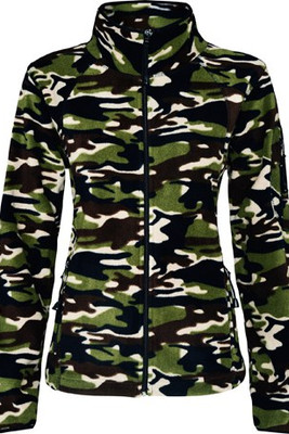 Roly SM1196 - LUCIANE WOMAN Micro fleece jacket for outdoor sports with high neck and long sleeves