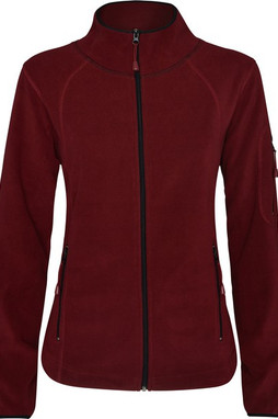 Roly SM1196 - LUCIANE WOMAN Micro fleece jacket for outdoor sports with high neck and long sleeves