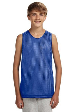 A4 N2206 - Youth Reversible Mesh Tank Shirt