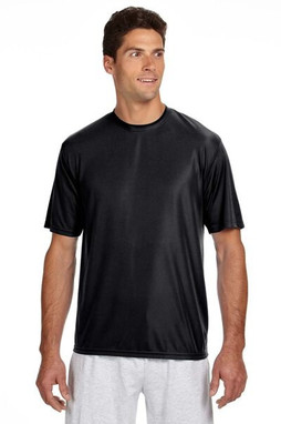 A4 N3142 - Mens Shorts Sleeve Cooling Performance Crew Shirt