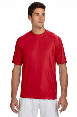 A4 N3142 - Mens Shorts Sleeve Cooling Performance Crew Shirt