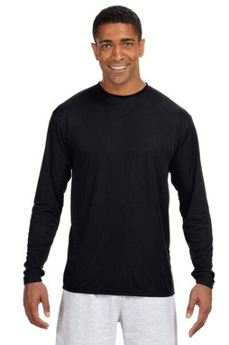 A4 N3165 - Long Sleeve Cooling Performance Crew Shirt
