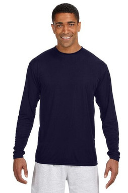 A4 N3165 - Long Sleeve Cooling Performance Crew Shirt
