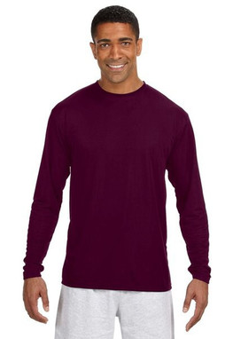 A4 N3165 - Long Sleeve Cooling Performance Crew Shirt