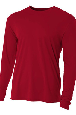 A4 N3165 - Long Sleeve Cooling Performance Crew Shirt