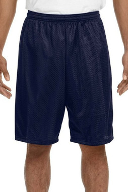 A4 N5296 - Lined 9" Inseam Tricot Mesh Shorts