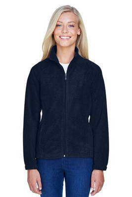 Harriton M990W - Ladies 8 oz. Full-Zip Fleece