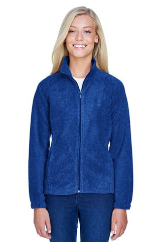 Harriton M990W - Ladies 8 oz. Full-Zip Fleece