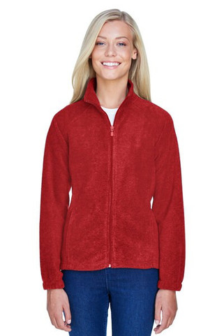 Harriton M990W - Ladies 8 oz. Full-Zip Fleece