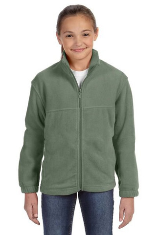 Harriton M990Y - Youth 8 oz. Full-Zip Fleece