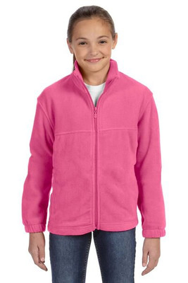 Harriton M990Y - Youth 8 oz. Full-Zip Fleece