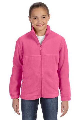 Harriton M990Y - Youth 8 oz. Full-Zip Fleece