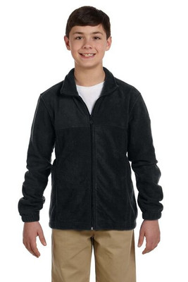 Harriton M990Y - Youth 8 oz. Full-Zip Fleece