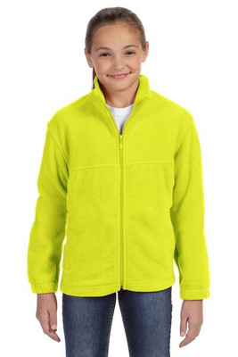Harriton M990Y - Youth 8 oz. Full-Zip Fleece