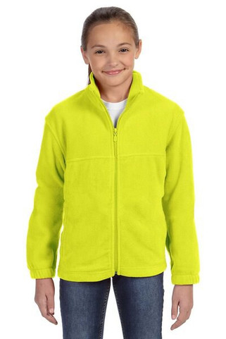 Harriton M990Y - Youth 8 oz. Full-Zip Fleece