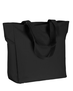BAGedge BE080 - Bolso Tote de Poliéster con Cremallera Reforzada