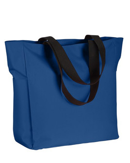 BAGedge BE080 - Bolso Tote de Poliéster con Cremallera Reforzada