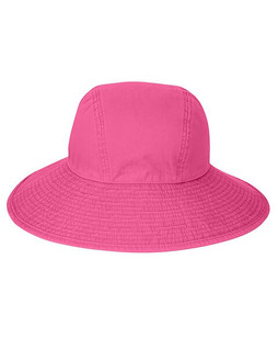 Adams SL101 - Sombrero Playero de Algodón con Ala Ancha