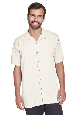 Harriton M570 - Men's Bahama Cord Camp Shirt