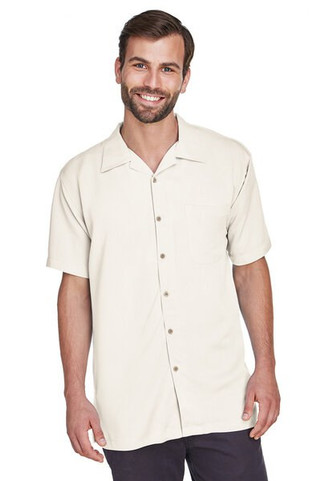 Harriton M570 - Mens Bahama Cord Camp Shirt
