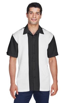 Harriton M575 - Men's Two-Tone Bahama Cord Camp Shirt
