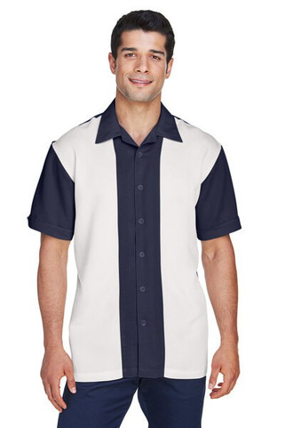 Harriton M575 - Mens Two-Tone Bahama Cord Camp Shirt