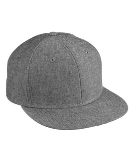 Big Accessories BA516 - Premium Cotton Twill Flat Bill Cap by Big Accessories