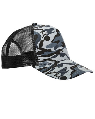 Big Accessories BX025 - Gorra Trucker de Algodón y Malla para Surfistas
