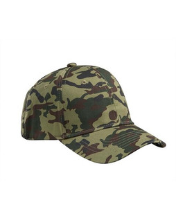 Big Accessories BX024 - Gorra Camo Estructurada de Algodón Premium