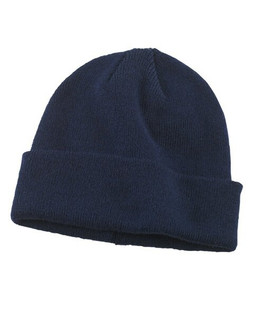 Big Accessories BX031 - Premium Acrylic Knit Watch Cap with Fold-Up Cuff