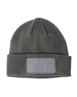 Big Accessories BA527 - Gorro Acrílico con Parche Personalizable