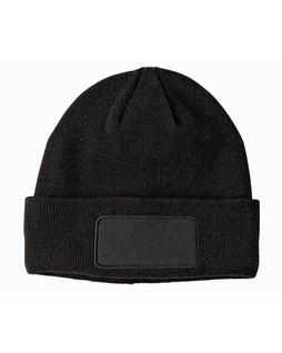 Big Accessories BA527 - Gorro Acrílico con Parche Personalizable