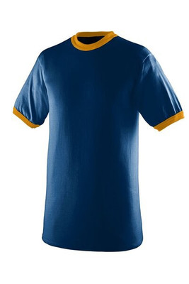 Augusta 710 - Camiseta Bicolor con Ribete Contrastante