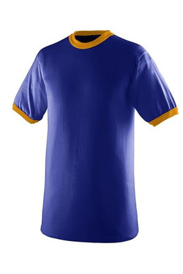 Augusta 710 - Camiseta Bicolor con Ribete Contrastante