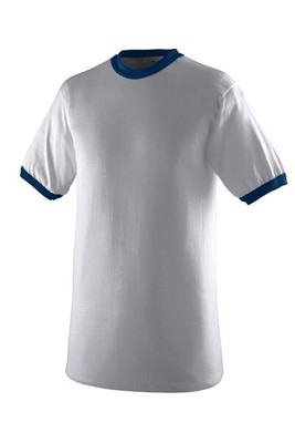 Augusta 710 - Camiseta Bicolor con Ribete Contrastante