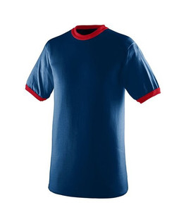 Augusta 710 - Camiseta Bicolor con Ribete Contrastante