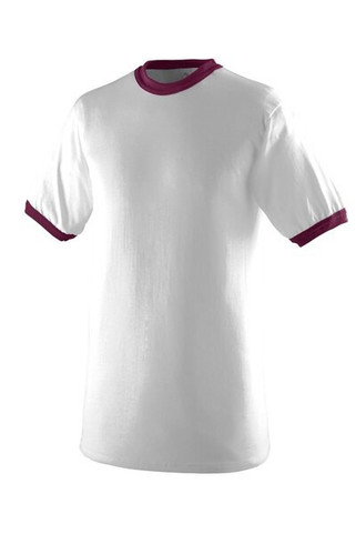 Augusta 710 - Camiseta Bicolor con Ribete Contrastante