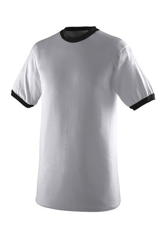 Augusta 710 - Camiseta Bicolor con Ribete Contrastante