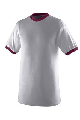Augusta 710 - Camiseta Bicolor con Ribete Contrastante