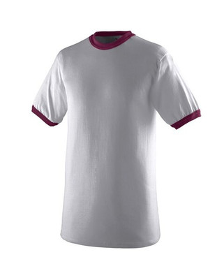 Augusta 710 - Camiseta Bicolor con Ribete Contrastante