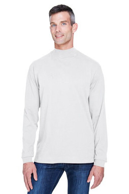 Devon & Jones D420 - Sueded Cotton Jersey Mock Turtleneck