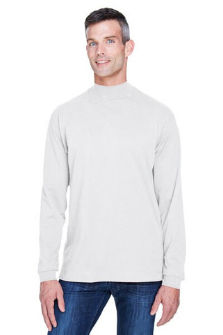Devon & Jones D420 - Sueded Cotton Jersey Mock Turtleneck